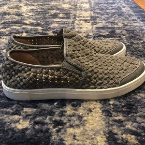 Frye slip on leather shoe